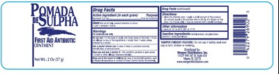 Pomada De Sulfa Label (Pomada De Sulfa Label)